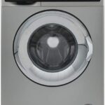 غسالة من شارب موديل ES-FP710CXE-S بتحميل أمامي سعة 7 كيلوجرام باللون الفضي مع قفل أطفال ونظام ضد التجعد وتحكم في درجة الحرارة