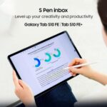 سامسونج جالكسي تاب اس 10 اف اي بلس موديل واي فاي (فقط لسوق امريكا اللاتينية) SM-X620 كاميرا 13.1 انش 13 ميجابكسل 10,090 mAh مع قلم (رمادي، 256GB + 12GB) - الصورة 3