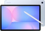 تابلت جالاكسي تاب S10 FE 256GB اندرويد وواي فاي، شاشة كبيرة، عمر بطارية طويل ومعالج اكسينوس 1580 مقاوم للماء بتصنيف IP68 وتحديث 90 هرتز وقلم ستايلس لتدوين الملاحظات من سامسونج، إصدار أمريكي، أزرق
