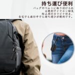 ⁦جراب متوافق مع سماعات انكر ساوند كور R50i ان سي / P30i، حماية-السيليكون الناعم المقاوم للصدمات حلقة تثبيت بخاصية رؤية إضاءة ليد الأمامية-دلـع موبايلك، أسود⁩ - الصورة ⁦9⁩