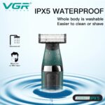 ⁦ماكينة حلاقة VGR V-393 مقاوم للماء لححلاقة الذقن و الجسم و النعيم⁩ - الصورة ⁦3⁩