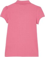 ⁦Lacoste Girls Scalloped Collar Mini Piqué Polo Shirt SPORTSWEAR⁩ - الصورة ⁦2⁩