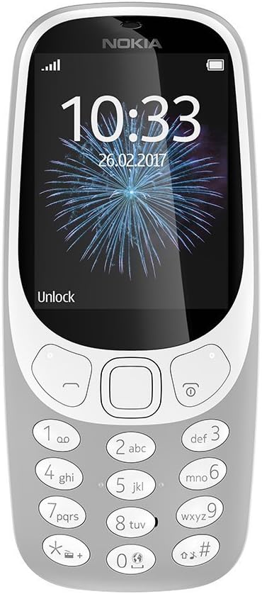 Nokia 3310 2017 Dual SIM - 16MB, 2G, 2 MP, Grey