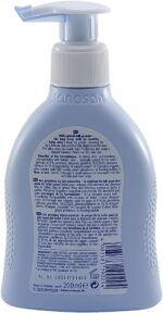 ⁦sanosan baby shampoo for daily newborn and baby care Cleansing and Lightening Baby 0% parabens, silicones, paraffins, SLS/SLES, phenoxyethanol 200 ml made in Germany⁩ - الصورة ⁦4⁩
