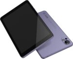 ⁦تابلت واي فاي شبكة جيل خامس 5G، ذاكرة رام: 4+4GB، ذاكرة ROM: 64 GB، شاشة IPS LCD 8 بوصة 800×1280، بطارية 5000 mAh بنظام أندرويد 14 وكاميرا أمامية 2MP وخلفية 5MP مع جراب سيليكون من جي-تاب، أرجواني⁩ - الصورة ⁦3⁩