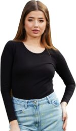 ملابس داخلية توب كات بأكمام طويلة للنساء من كومودو (عبوة من قطعة واحدة) - الصورة 2
