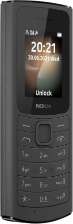 ⁦Nokia 110 4G with Volte HD Calls, Up to 32GB External Memory, FM Radio (Wired & Wireless Dual Mode), Games, Torch | Charcoal (Nokia 110 DS-4G)⁩ - الصورة ⁦4⁩