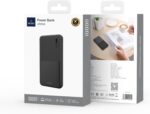 ⁦باور بانك من ويوو بسعة 10000 مللي امبير مع منفذ USB و شحن سريع للهواتف و الأجهزة اللوحية، منفذين، لون أسود⁩ - الصورة ⁦3⁩