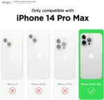 ⁦elago Liquid Silicone Case Compatible with iPhone 14 Pro Max Case (6.7"), Premium Silicone, Full Body Protection - 3 Layer Shockproof Phone Cover, Anti-Scratch Soft Microfiber Lining (Ice Red)⁩ - الصورة ⁦2⁩