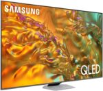 ⁦تلفزيون سامسونج 55 بوصة بمعالج كوانتوم ودقة 4K QLED، لون اكليبس سيلفر، QA55Q80DAUXEG [موديل 2024]⁩ - الصورة ⁦2⁩