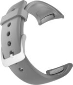 ⁦MoKo Watch Band Compatible with Samsung Gear S2, Soft Silicone Replacement Sport Band fit Gear S2 (SM-R720 / SM-R730 ONLY) Smart Watch, NOT FIT S2 Classic (SM-R732 & SM-R735), NOT FIT Gear Fit2, GRAY⁩ - الصورة ⁦8⁩