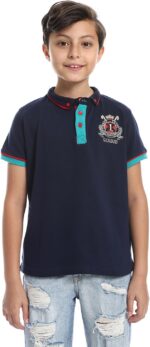 ⁦CAESAR Boys Boys Collared Neck Polo Shirt Boys Collared Neck Polo Shirt (pack of 1)⁩ - الصورة ⁦2⁩