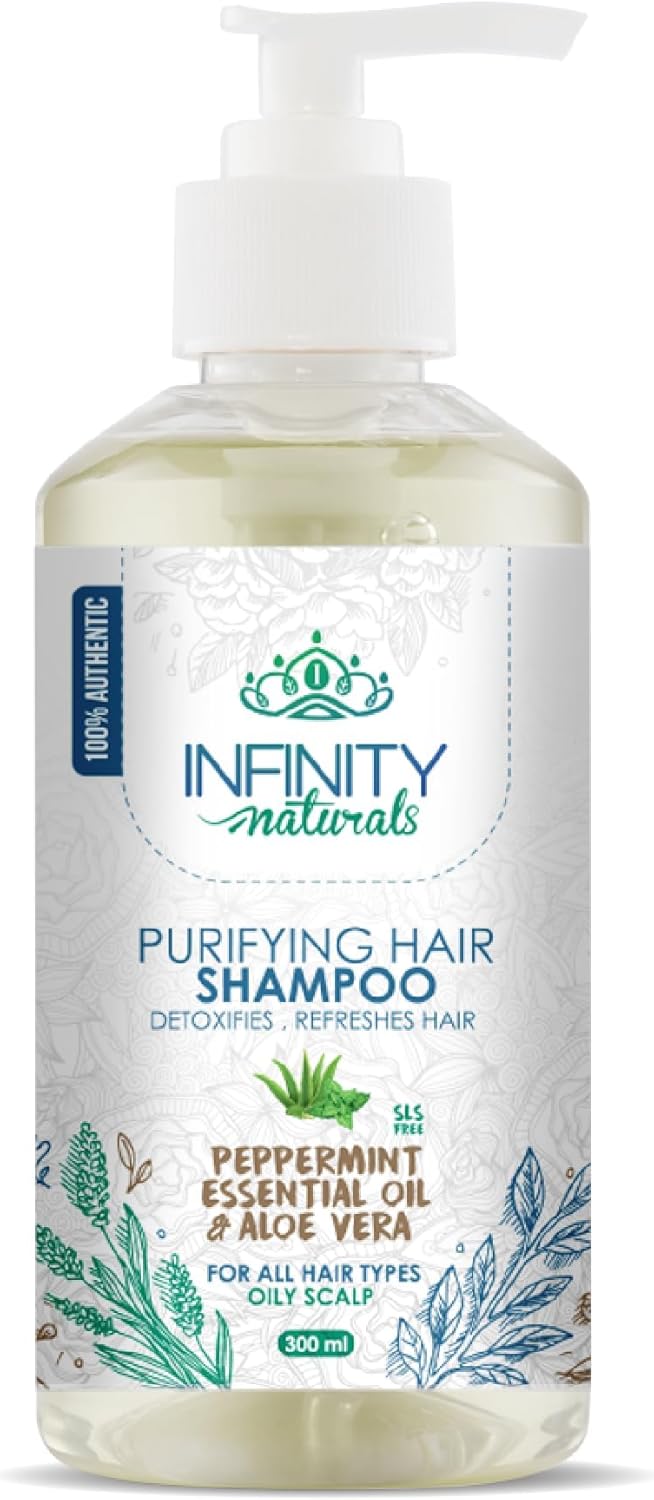 Infinity Naturals Purifying Shampoo Peppermint + Aloe Vera All hair types/oily