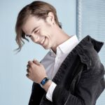 ⁦Dl3 Mobilak Strap Compatible with Huawei Band 8 / Huawei Band 9 / Huawei Band 10, Soft Elastic Nylon Straps, Adjustable Stretchy Sports Replacement Bracelets Wristbands for Women Men⁩ - الصورة ⁦9⁩