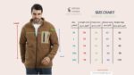 جاكيت مبطن بتصميم أنيق بغطاء رأس وأساور أكمام وحافة من وايت رابيت، لون بني - الصورة 6