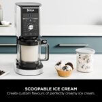 ⁦Ninja CREAMi Deluxe 11-In-1 Ice Cream Maker & Frozen Dessert Maker with 3 Tubs, Makes Ice Cream, Gelato, Sorbet, Frozen Yoghurt, Milkshakes, Slushi & More, 2-in-1 Flavour Option, Silver, NC501⁩ - الصورة ⁦7⁩