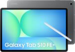 Samsung Galaxy Tab S10 FE+, 5G Android Tablet, 12GB RAM, 256GB Storage, 13.1” Screen, 90Hz Display, S Pen Included, IP68, Long Battery Life, Gray (UAE Version)