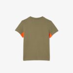 ⁦Lacoste Unisex Kids Contrast Stripe Logo T-shirt Modern⁩ - الصورة ⁦5⁩