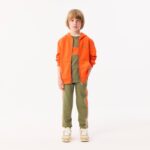 Lacoste Unisex Kids Contrast Stripe Logo T-shirt Modern