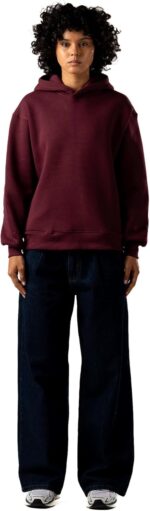 ASTK Womens Side Pockets Hooded Sweatshirt