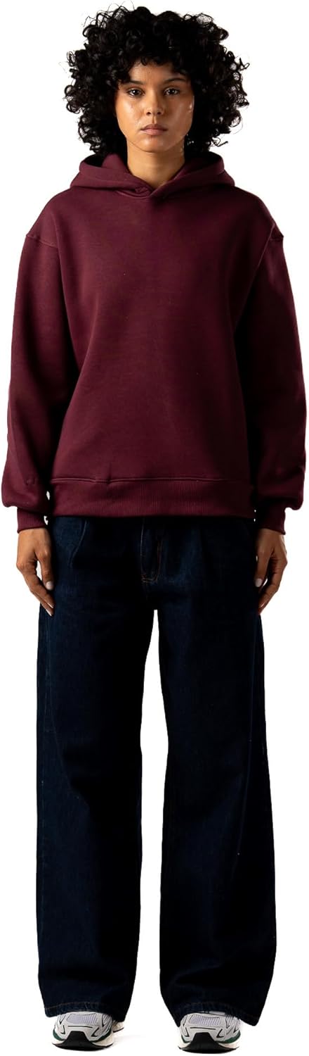 ASTK Womens Side Pockets Hooded Sweatshirt