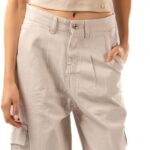 ASTK Womens Skater Cargo Jeans