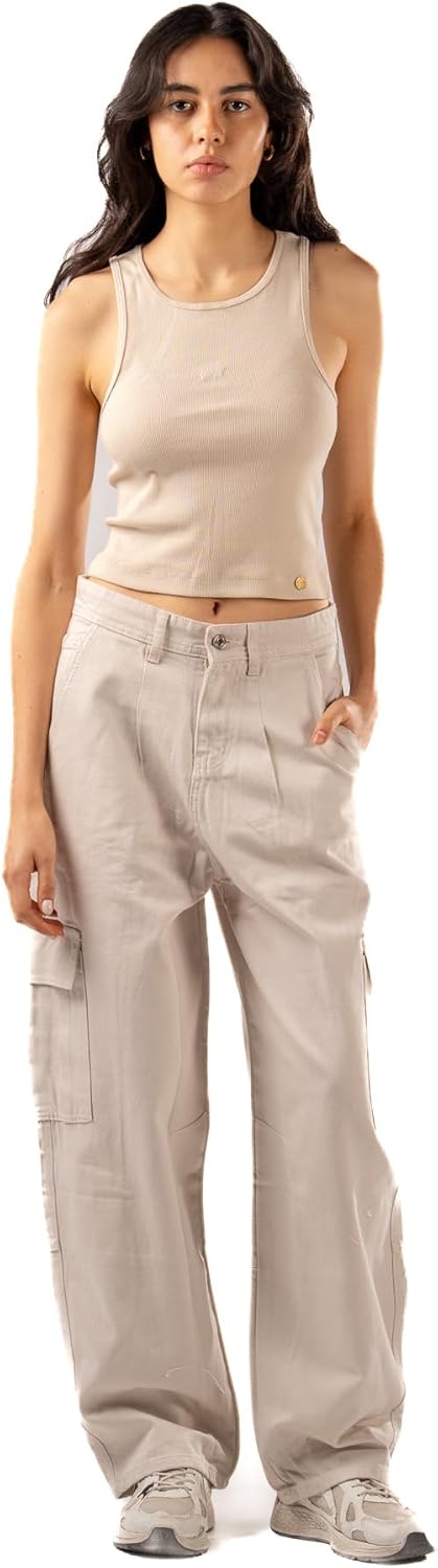 ASTK Womens Skater Cargo Jeans