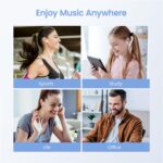 ⁦سماعات رأس سلكية بطرف USB نوع C مع ميكروفون وجهاز تحكم، سماعات أذن عازلة للضوضاء متوافقة مع موبايل آيفون 16 وآيفون 16 برو ماكس وآيباد برو ومعظم الأجهزة ذات مقبس USB نوع C⁩ - الصورة ⁦8⁩