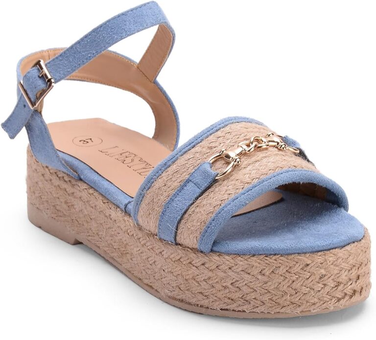 Sandal Flat Burlap and Suede K-16