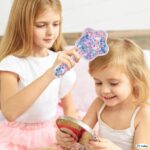 ⁦فرشاة شعر مبتكرة على شكل نجمة يونيكورن لامعة للاطفال من ديكوت (متعددة الالوان)⁩ - الصورة ⁦2⁩