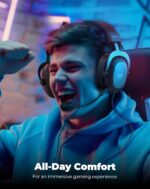 ⁦سماعات راس للالعاب H2002d من هافيت لاجهزة بلاي ستيشن 4 وبلاي ستيشن 5 والكمبيوتر وXbox Series X|S وXbox One مع ميكروفون - مشغلات 53 ملم - اطار الومنيوم متين⁩ - الصورة ⁦11⁩