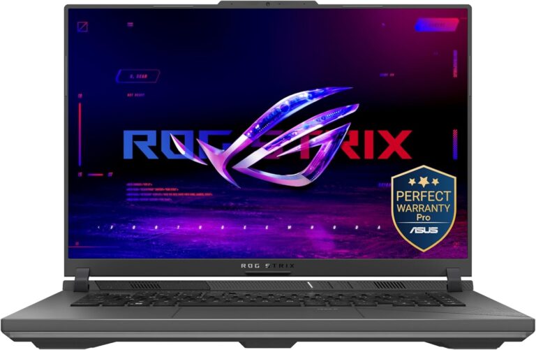 لاب توب اسوس روج ستريكس G16 [G614PH-RV161W] بمعالج AMD رايزن™ 9 8940HX/ذاكرة 16جيجابايت DDR5/تخزين 1 تيرا/ بطاقة SSD/RTX 5050 بسعة 8 جيجابايتDDR7 / شاشة بدقة FHD بتردد 165 هيرتز/ نظام تشغيل ويندوز 11