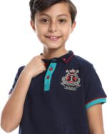 ⁦CAESAR Boys Boys Collared Neck Polo Shirt Boys Collared Neck Polo Shirt (pack of 1)⁩ - الصورة ⁦4⁩