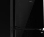 ⁦ثلاجة من تورنيدو موديل RF-580TV-BK بباب فرنسي، سعة 450 لتر، باللون الأسود، مزودة بتقنية إنفرتر ونانو ديودورايزر وتبريد هجين ومضادة للبكتيريا⁩ - الصورة ⁦4⁩