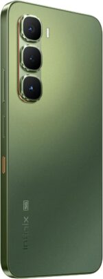 ⁦Infinix HOT 60 5G+ Smartphone – 6.7″ HD+ 120 Hz IPS Display • 6+6GB RAM + 128GB Storage • MediaTek Dimensity 7060 • 50MP Camera • 5 200mAh, 18W Battery • Tundra Green • With Charger⁩ - الصورة ⁦3⁩
