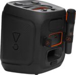 ⁦JBL Partybox Encore 2, Wireless Bluetooth Party Speaker with Wireless Mic, 15 Hours of Playtime, IPX4 Splashproof, Pro Sound with AI Sound Boost and Auracast Multi-Speaker Connection, Black⁩ - الصورة ⁦3⁩