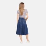 ⁦Levi's Womens Pleated Midi Skirt Skirt (pack of 1)⁩ - الصورة ⁦2⁩
