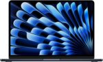 ابل لابتوب ماك بوك اير 2024 13 انش مع شريحة M3: شاشة ليكويد ريتينا 13.6 انش، ذاكرة RAM 8GB، ذاكرة تخزين SSD 512GB، لوحة مفاتيح مضيئة، كاميرا فيس تايم HD 1080p، ميترناخت