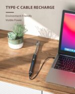 ⁦ولاعة غاز كهربائية من ولاعة بلازما قابلة لإعادة الشحن للمطبخ وموقد الغاز والشموع شحن USB ومقاومة للرياح وبدون لهب رقبة مرنة 360° من وورمفينيتي⁩ - الصورة ⁦3⁩
