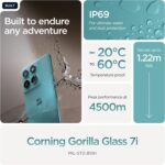 ⁦Motorola Edge 60 Fusion Smartphone (6.67" Super HD Display, 50MP Camera with Moto AI 12/256GB, Android 15) Pantone Amazonite (Blue)⁩ - الصورة ⁦9⁩