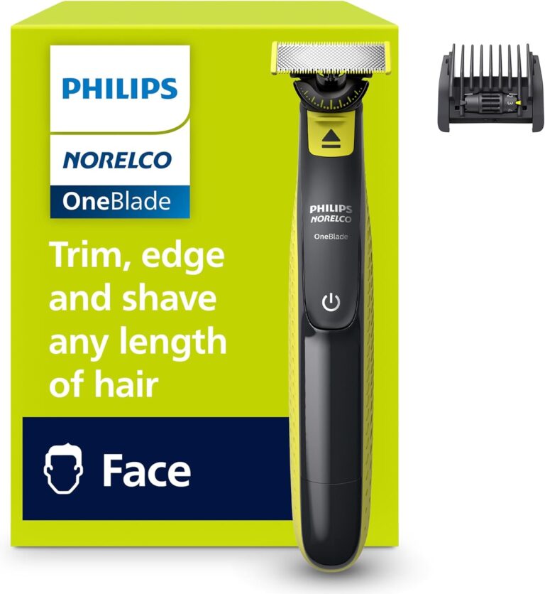 Philips Norelco OneBlade 360 Face Hybrid Trimmer and Shaver, Frustration Free Packaging, QP2724/90