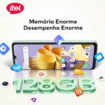⁦itel A50 3+128GB - Misty Black⁩ - الصورة ⁦4⁩