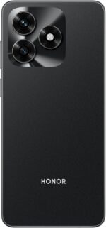⁦HONOR X5c Plus 4G Smartphone, 4GB RAM 128GB ROM, Dual SIM, 5130mAh Battery, 6.74" 90Hz Display, 50MP Camera, Midnight Black – Middle East Version⁩ - الصورة ⁦4⁩