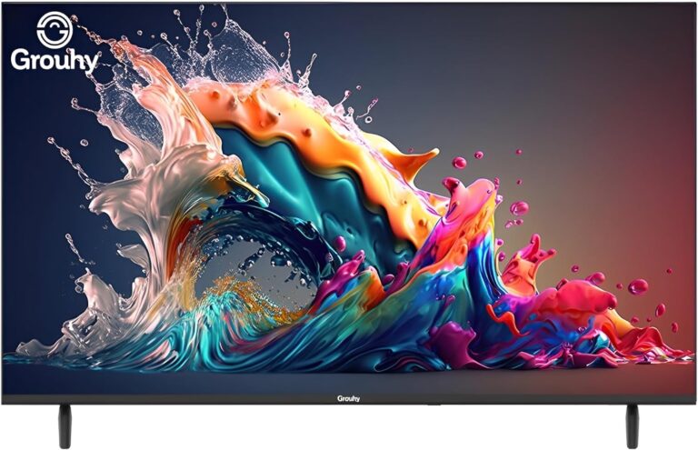 تلفزيون LED قياسي HD بدون إطار مقاس 32 بوصة من جروهي لون أسود GLD32NAV2