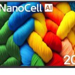 تلفزيون إل جي 50 بوصة نانو سيل الذكي بدقة 4K – مزوّد بمعالج ذكاء اصطناعي وجهاز تحكم سحري – يدعم تقنية HDR10 ويعمل بنظام التشغيل ويب أو إس 25 – طراز: 50NANO80A6A.AFU (إصدار 2025)