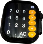 ⁦ساعة T1000 الترا 2 ذكية 2025 أنيقة 2.08 بوصة تدعم NFC مزودة بتتبع اللياقة البدنية مراقبة معدل نبضات القلب إجراء المكالمات شحن لاسلكي متوافقة مع iOS وأندرويد للرجال والنساء من ADHOMAX، آسود وأخضر زيتي⁩ - الصورة ⁦5⁩
