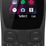 NOKIA 110 Feature Phone, Dual SIM, 4 MB RAM, Camera - Black