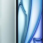 ابل ايباد اير 13 انش مع شريحة M3 مصممة لذكاء ابل وشاشة ليكويد ريتينا 128GB وكاميرا امامية وخلفية 12MP وواي فاي 6E + شبكة اتصال خلوية 5G وخاصية التعرف باللمس وبطارية تدوم طوال اليوم - ازرق