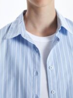 ⁦قميص بوبلين مقاس كبير للنساء من ال سي وايكيكي⁩ - الصورة ⁦3⁩