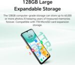 ⁦HONOR X5c Plus 4G Smartphone, 4GB RAM 128GB ROM, Dual SIM, 5130mAh Battery, 6.74" 90Hz Display, 50MP Camera, Midnight Black – Middle East Version⁩ - الصورة ⁦6⁩